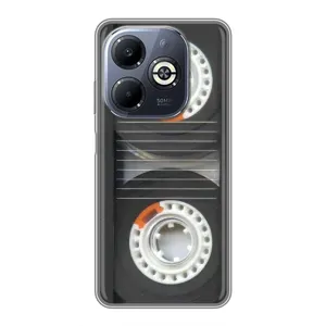 Чохол з Прикольним Принтом на Infinix Smart 8 Plus (Касета магнітофону)