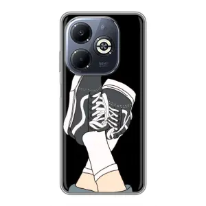 Чохол з Прикольним Принтом на Infinix Smart 8 Plus (Кеди)