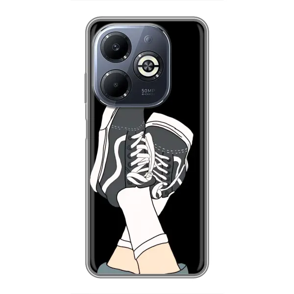 Чехол с рисунком «Кеды» для Infinix Smart 8 Plus Чехол с рисунком «Кеды» для Infinix Smart 8 Plus