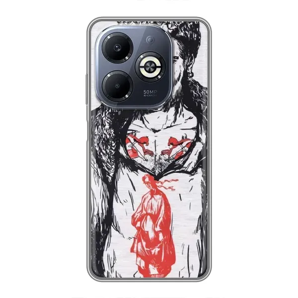 Чехол с рисунком «Кобзарь» для Infinix Smart 8 Plus Чехол с рисунком «Кобзарь» для Infinix Smart 8 Plus