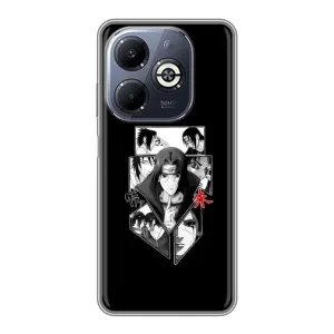 Чохли з принтом Ітачі Учіха на Infinix Smart 8 Plus (Коллаж Ітачі)