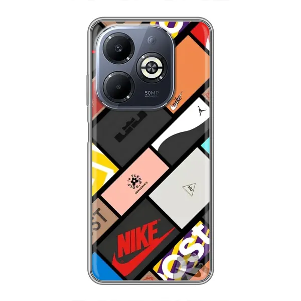 Чехол с рисунком «Коробки» для Infinix Smart 8 Plus Чехол с рисунком «Коробки» для Infinix Smart 8 Plus