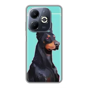 Чохол ДОБЕРМАН  для Infinix Smart 8 Plus (Король доберман)