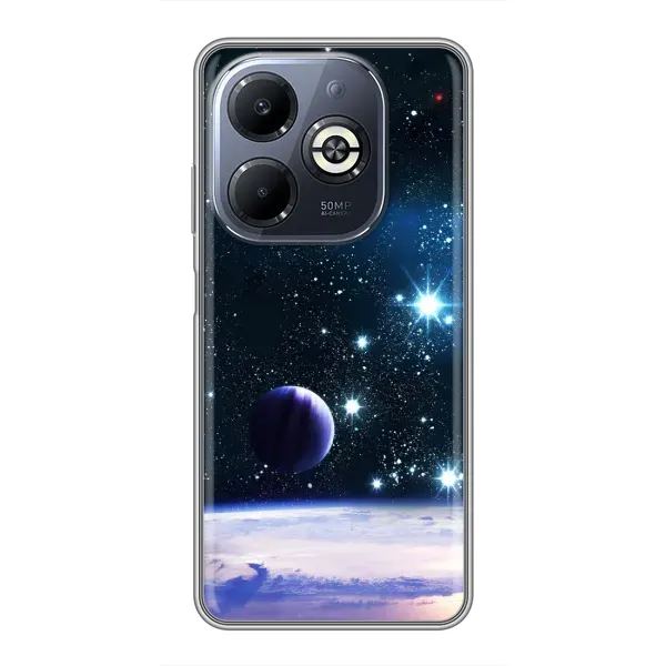 Чехол с рисунком «Космический вид» для Infinix Smart 8 Plus Чехол с рисунком «Космический вид» для Infinix Smart 8 Plus