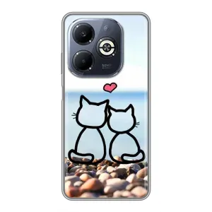 Силиконовые Чехлы Любимому человеку для Infinix Smart 8 Plus (Котейки)