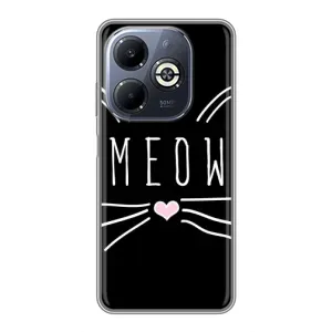 Бампер з зображенням Котиків для Інфінікс Смарт 8 Плюс (КОТИК MEOW)