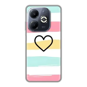 Чехол с рисунком «Красивое сердечко» для Infinix Smart 8 Plus