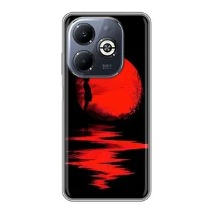 Літній Чохол на Infinix Smart 8 Plus (Червоний Захід сонця)