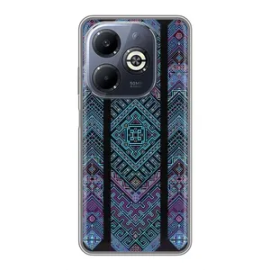 Силиконовый Чехол на Infinix Smart 8 Plus (Крутой орнамент)