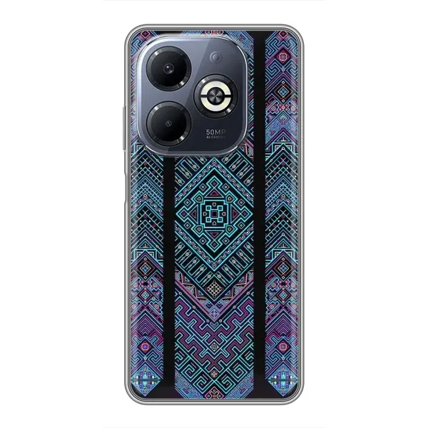 Чехол с рисунком «Крутой орнамент» для Infinix Smart 8 Plus