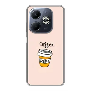 Чохол з зображенням смачної їжі для Infinix Smart 8 Plus (Кружка Кави)