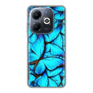 Силіконовий бампер з картинкою звірів для Infinix Smart 8 Plus (Крила метеликів)