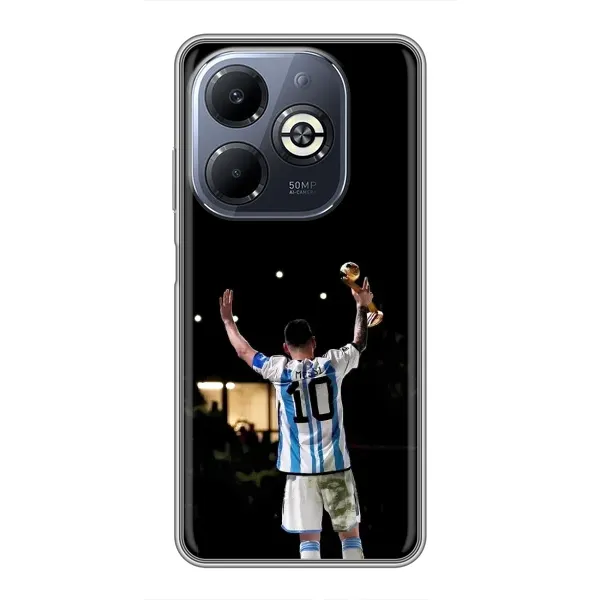 Чехол с рисунком «Лео Чемпион» для Infinix Smart 8 Plus