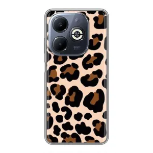 Чехол с леопардовым принтом на Infinix Smart 8 Plus (Леопардовый принт)