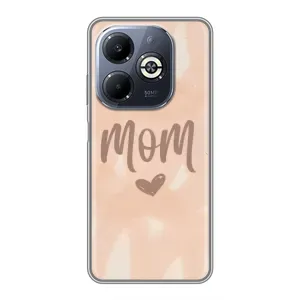 Чехол с рисунком «Love mom» для Infinix Smart 8 Plus