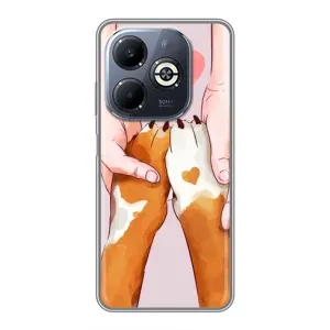 Чохол (ТПУ) Милі песики для Infinix Smart 8 Plus (Любов до собак)