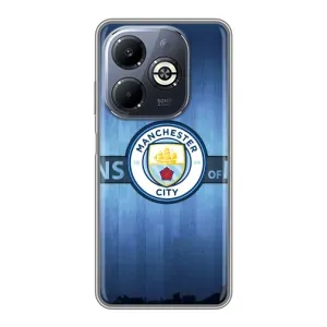 Силиконовые Чехлы принт Футбол на Infinix Smart 8 Plus (ManCity)