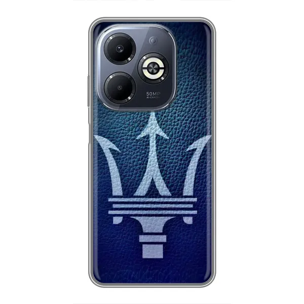 Чехол с рисунком «Лого Maserati» для Infinix Smart 8 Plus Чехол с рисунком «Лого Maserati» для Infinix Smart 8 Plus