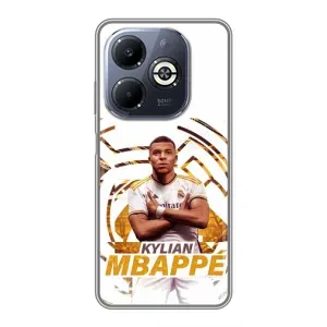 Чехол (TPU) с Футболистом на Infinix Smart 8 Plus (Мбаппе Реал)