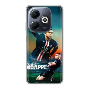 Чехол (TPU) с Футболистом на Infinix Smart 8 Plus (MBAPPE)