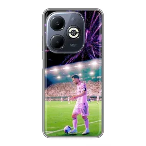 Чехлы Лео Месси в Майами на Infinix Smart 8 Plus (Месси в Майами)