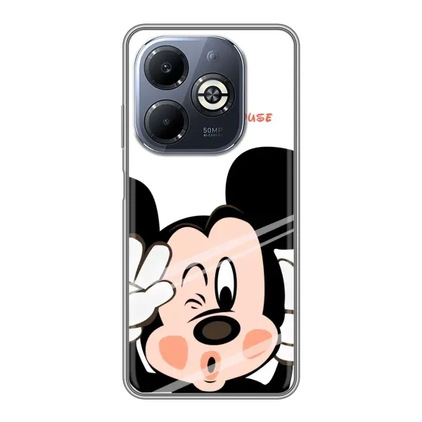 Чехол с рисунком «Mickey Mouse» для Infinix Smart 8 Plus Чехол с рисунком «Mickey Mouse» для Infinix Smart 8 Plus