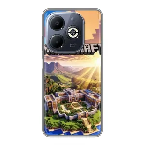 Чехол майнкрафт для Infinix Smart 8 Plus (MINECRAFT)