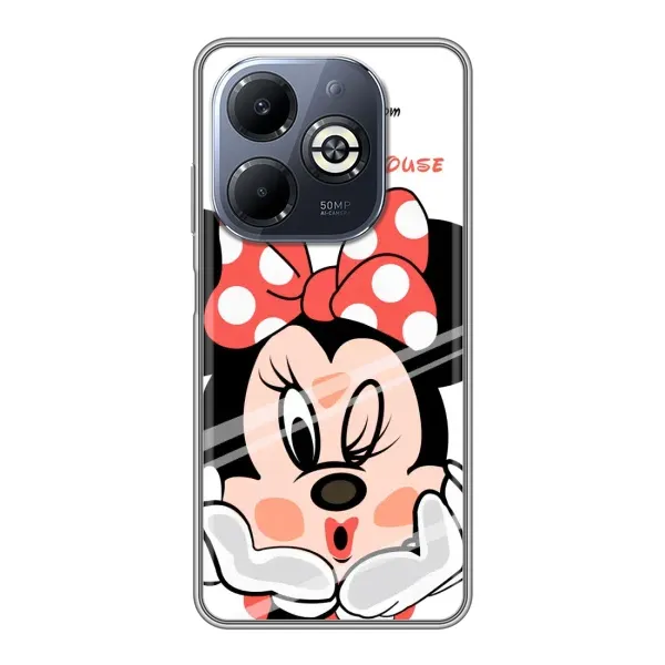 Чехол с рисунком «Minni Mouse» для Infinix Smart 8 Plus Чехол с рисунком «Minni Mouse» для Infinix Smart 8 Plus