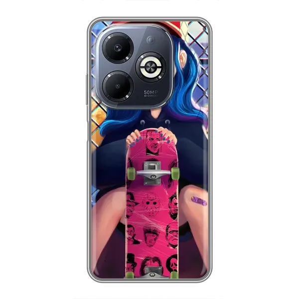 Чехол с рисунком «Модная девушка» для Infinix Smart 8 Plus Чехол с рисунком «Модная девушка» для Infinix Smart 8 Plus