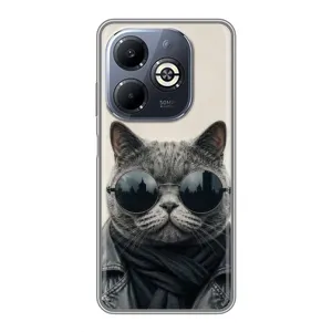 Чохол на тематику: Коти для Infinix Smart 8 Plus (Модний кіт)