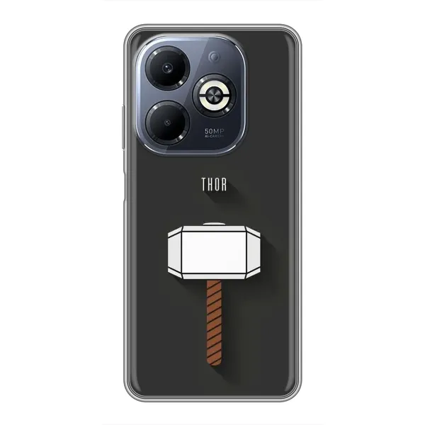 Чехол с рисунком «Молот Тора» для Infinix Smart 8 Plus