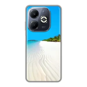 Літній Чохол на Infinix Smart 8 Plus (Море пісок)