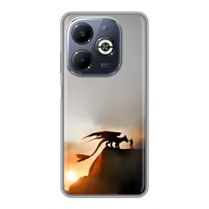 Чехол дракон Беззубик для Infinix Smart 8 Plus (Мультиик Беззубик)