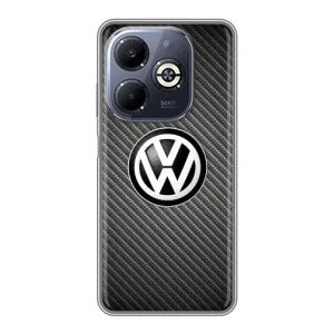 Чехол "Фольксваген" для Infinix Smart 8 Plus (На карбоне)