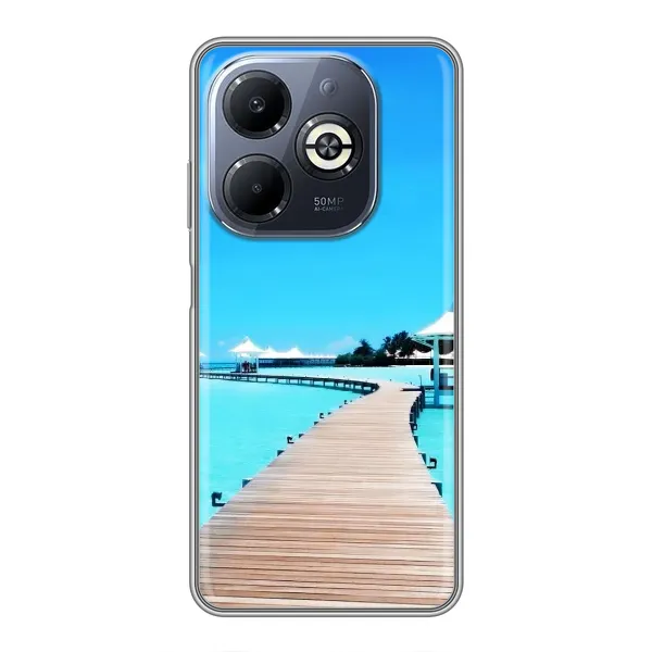 Чехол с рисунком «Набережная» для Infinix Smart 8 Plus Чехол с рисунком «Набережная» для Infinix Smart 8 Plus