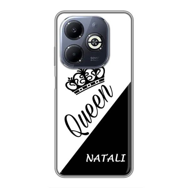 Чехол с рисунком «NATALI» для Infinix Smart 8 Plus