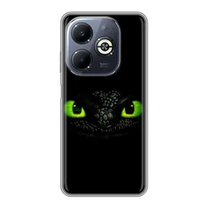 Чехол дракон Беззубик для Infinix Smart 8 Plus (Глаза Беззубика)