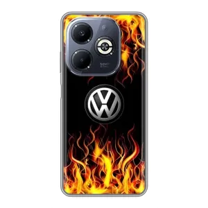 Чехол "Фольксваген" для Infinix Smart 8 Plus (Огненный Лого)