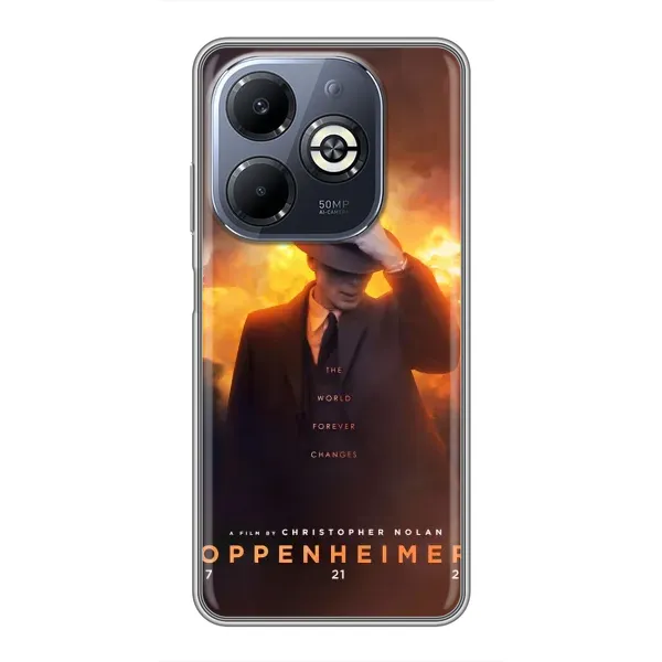 Чехол с рисунком «Оппен-геймер» для Infinix Smart 8 Plus