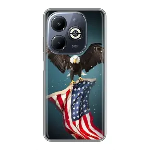 Чохол Прапор USA для Infinix Smart 8 Plus (Орел і прапор)