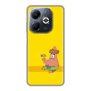 Чехлы с Патриком на Infinix Smart 8 Plus (Ошибочка)