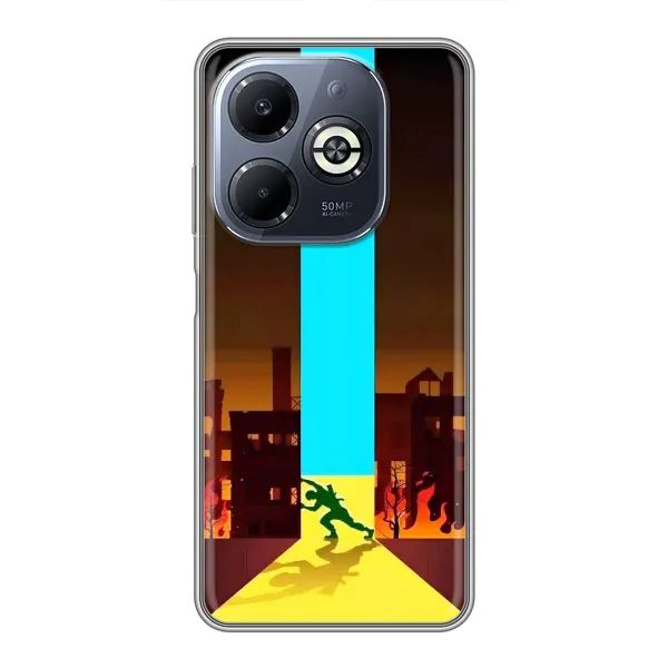 Чехол с рисунком «Освобождение» для Infinix Smart 8 Plus Чехол с рисунком «Освобождение» для Infinix Smart 8 Plus