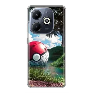 Чехол с рисунком «Пакемон Го» для Infinix Smart 8 Plus