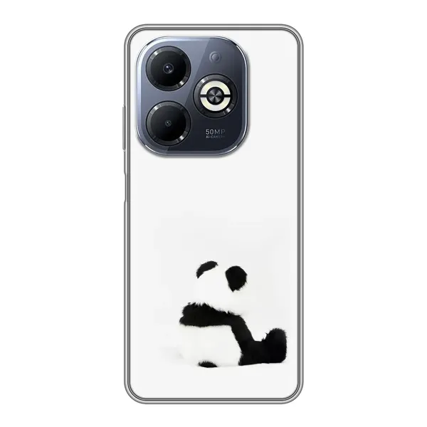 Чехол с рисунком «Панда обиделся» для Infinix Smart 8 Plus Чехол с рисунком «Панда обиделся» для Infinix Smart 8 Plus