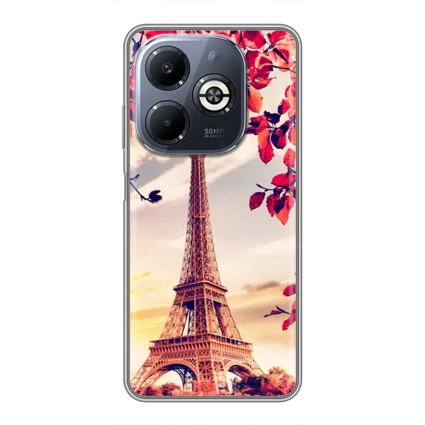 Чехол с рисунком «Paris photo» для Infinix Smart 8 Plus Чехол с рисунком «Paris photo» для Infinix Smart 8 Plus