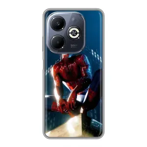 Чохол Супергерой Людина Павук на Infinix Smart 8 Plus (Павук на домі)