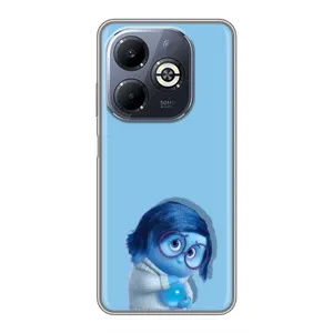 Чехол Головоломка для Infinix Smart 8 Plus - (AlphaPrint) (Печаль)