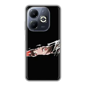 Силіконові чохлі з очіма Anime для Інфінікс Смарт 8 Плюс (Персона 5)