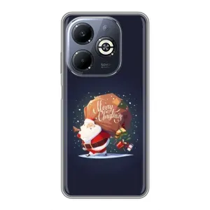 Чехол Санта Клаус для Infinix Smart 8 Plus (Подарки от Санты)