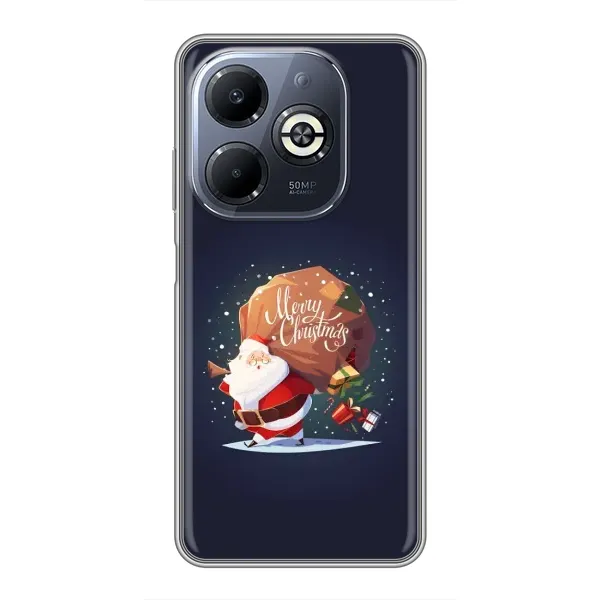 Чехол с рисунком «Подарки от Санты» для Infinix Smart 8 Plus Чехол с рисунком «Подарки от Санты» для Infinix Smart 8 Plus